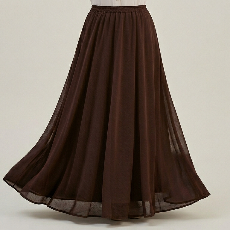Jupe marron
