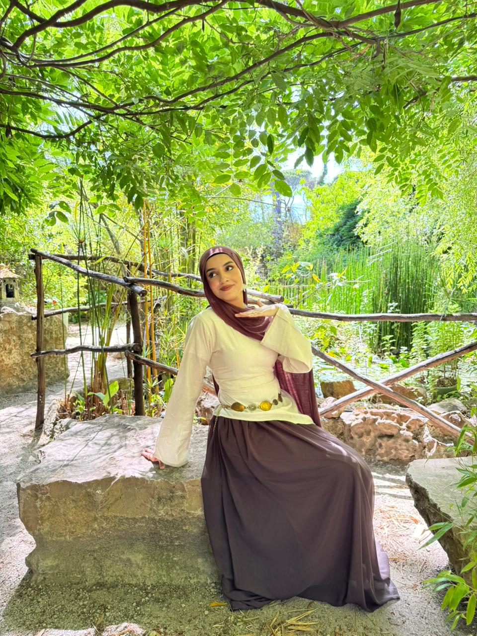 Ensemble marron beige